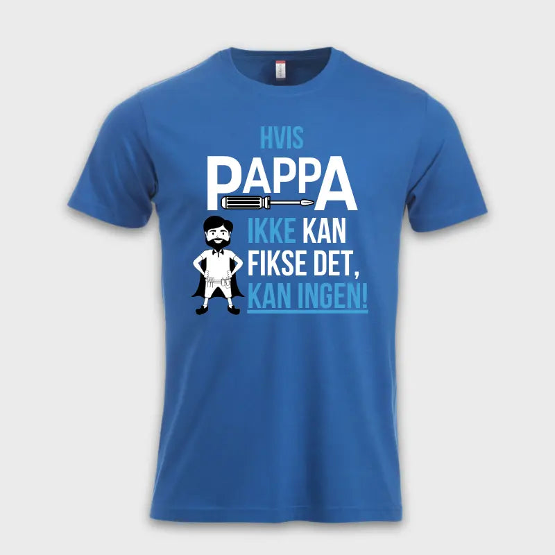 Gave til pappa t-skjorte blå