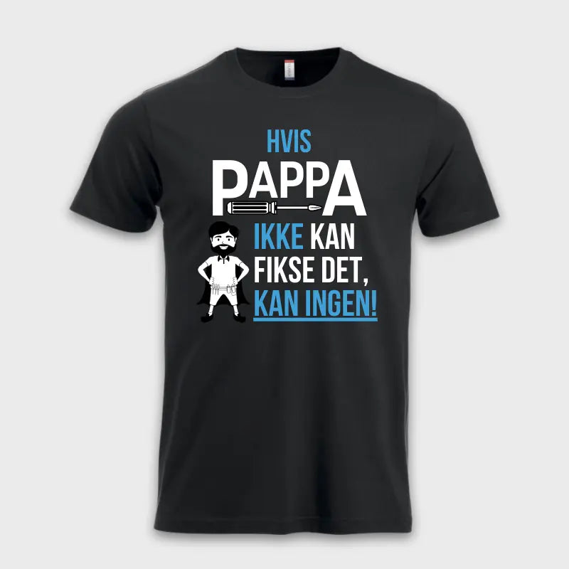 Gave til pappa t-skjorte sort