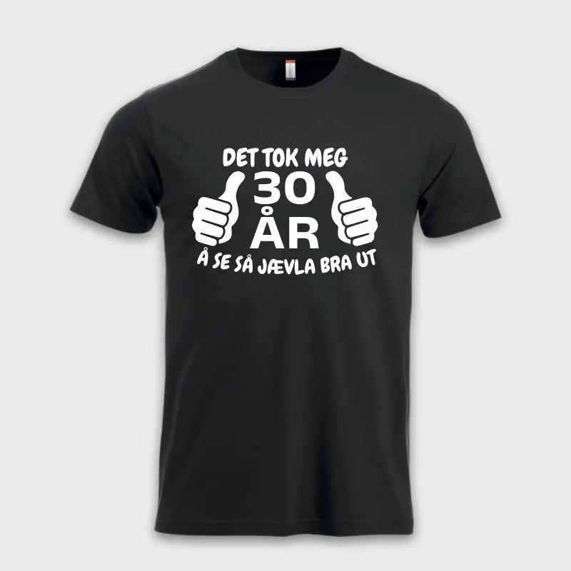 Det tok meg 30 år å se så bra ut - sort