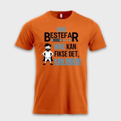 gave til bestefar t skjorte orange