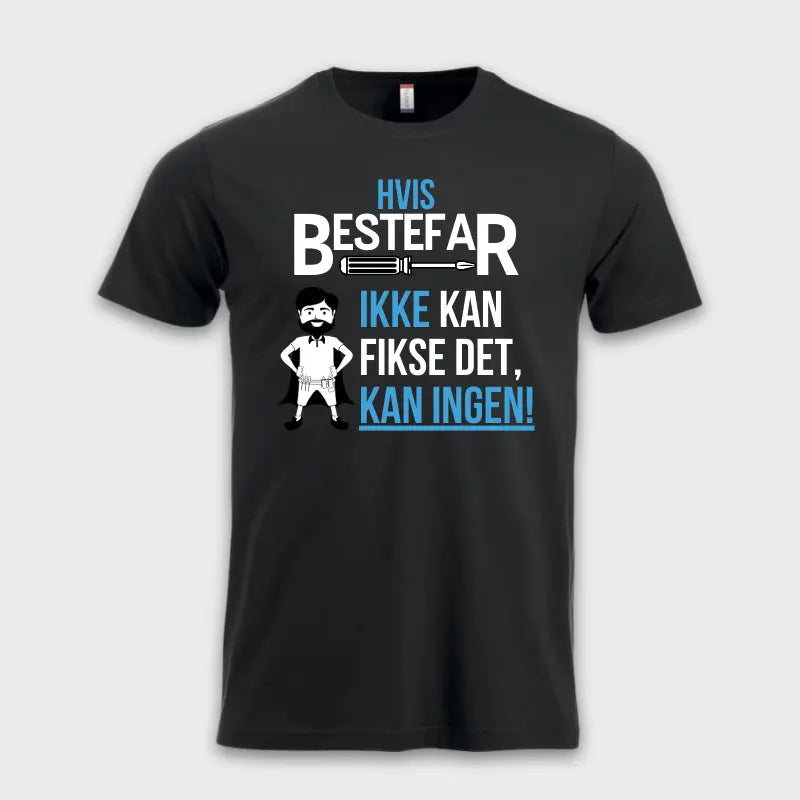 gave til bestefar t skjorte sort