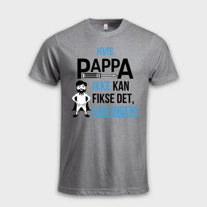 Gave til pappa t-skjorte grå
