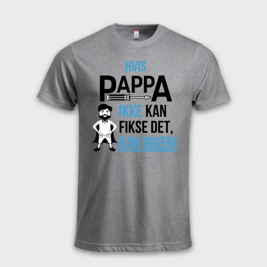 Gave til pappa t-skjorte grå