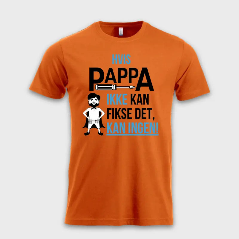 Gave til pappa t-skjorte orange