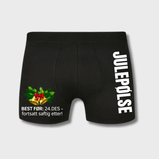 Julepølse-Boxershorts-Sort