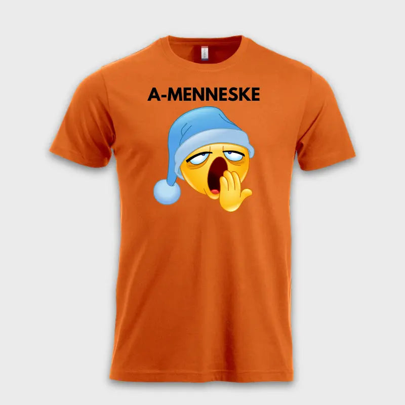 MorsommeT-skjorter-A-MENNESKEorange