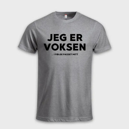 MorsommeT-skjorter-Jegervoksenifolgepassetmittgra