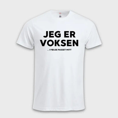 MorsommeT-skjorter-Jegervoksenifolgepassetmitthvit