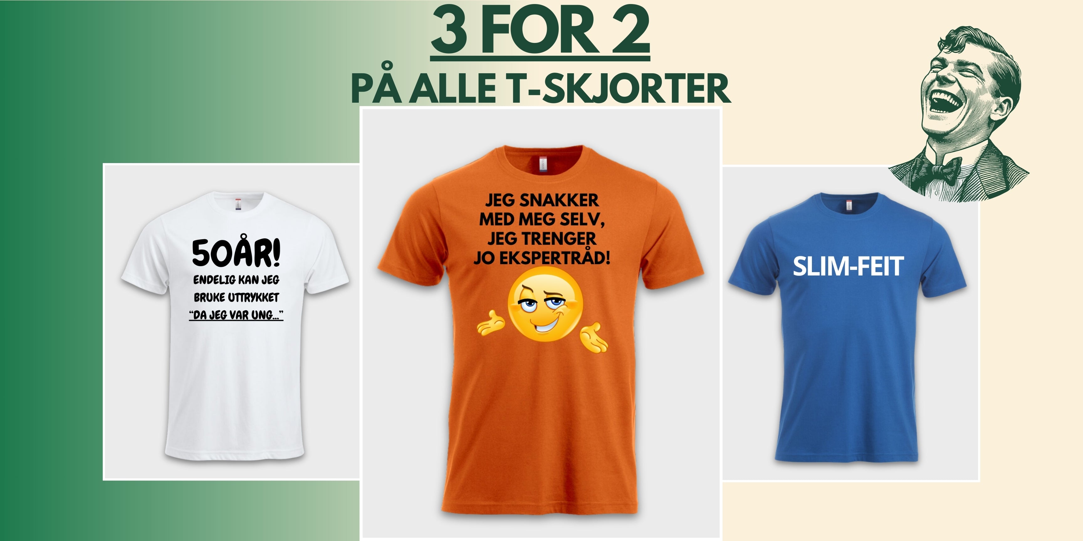 Morsomme T-skjorter forsidebilde